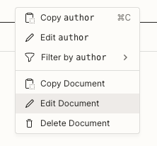Edit entire document